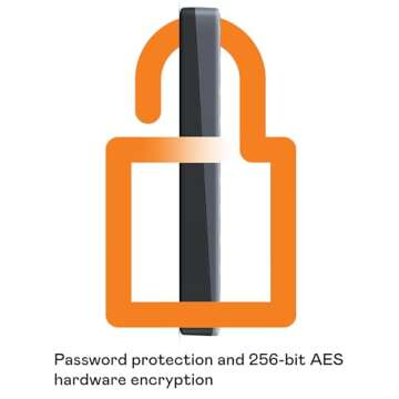 WD 2TB My Passport Portable Hard Drive, Works with USB-C and USB-A, Windows PC, Mac, Chromebook, Gaming Consoles, and Mobile Devices, Backup Software and Password Protection - WDBRMD0020BGY-WESN