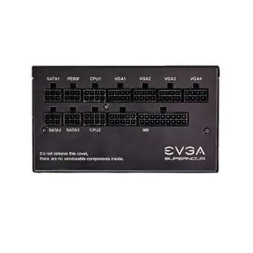 EVGA 850 G5, 80 Plus Gold 850W, Fully Modular, ECO Mode with Fdb Fan, 100% Japanese Capacitors, 10 Year Warranty, Compact 150mm Size, Power Supply 220-G5-0850-X1
