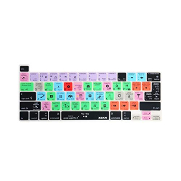 XSKN Logic Pro X Silicone Shortcut Keyboard Cover for MacBook Pro