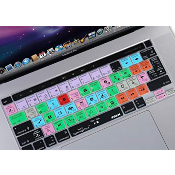 XSKN Logic Pro X Keyboard Cover for MacBook Pro 2019 2020