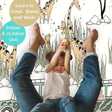 JumpOff Jo Baby Play Mat - Waterproof, Large & Easy to Clean