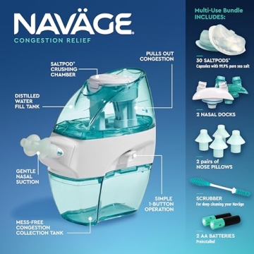 Navage Nasal Irrigation System Multi-User Bundle Kit