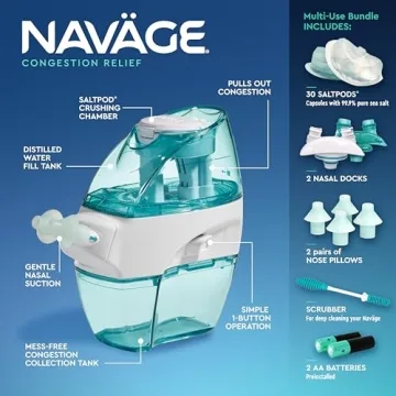 Navage Nasal Irrigation System Multi-User Bundle Kit