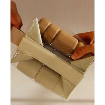 Cadence Parcel - Clear Dopp Kit with Magnetic Closure - Durable and Leak-Resistant Travel Toiletry Kit - TSA-Compliant and Modular Design - Small Hygiene Bag for Travel Essentials - 1 Qt