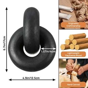 Handcrafted Wood Chain Decor for Stylish Home Accents