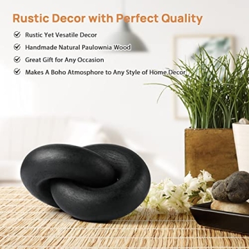 Handcrafted Wood Chain Decor for Stylish Home Accents