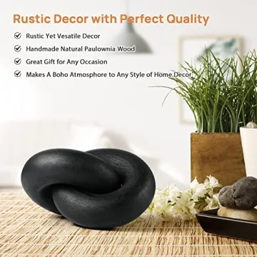 Handcrafted Wood Chain Decor for Stylish Home Accents