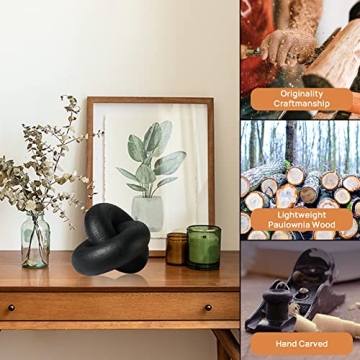 Handcrafted Wood Chain Decor for Stylish Home Accents