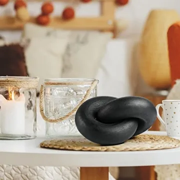 Handcrafted Wood Chain Decor for Stylish Home Accents