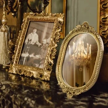 Elegant Vintage Decorative Mirror Tray for Home Decor