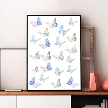 Vibrant SAOROPEB 3D Butterfly Wall Decor 48 Pcs