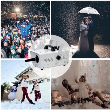 LANGXUN Snow Machine 800W - Remote Control, Adjustable