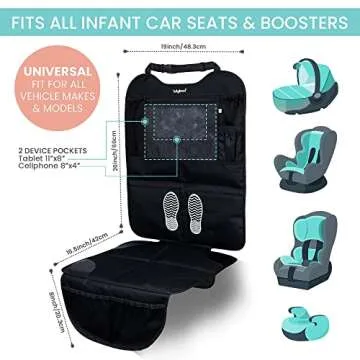 Lulyboo Car Seat Organizer - Perfect for Kids Storage