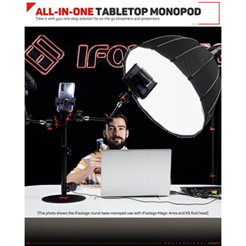 iFootage Cobra 2 Round Base Monopod for Cameras