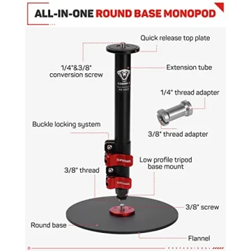 iFootage Cobra 2 Round Base Monopod for Cameras