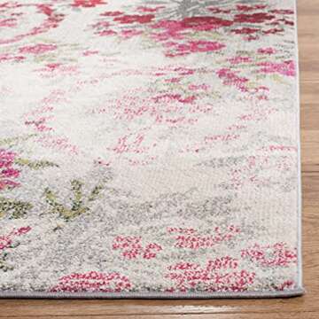 SAFAVIEH Monaco Accent Rug 4x5'7 Pink Floral Design