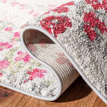 SAFAVIEH Monaco Accent Rug 4x5'7 Pink Floral Design