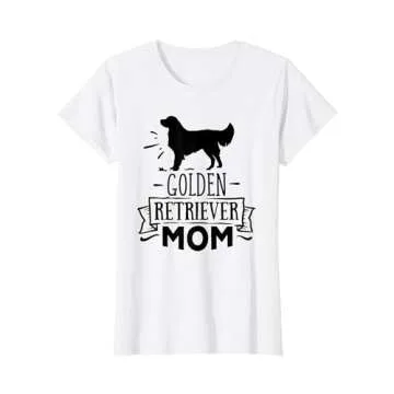 Adorable Golden Retriever Mom T-Shirt - Perfect for Any Dog Lover!