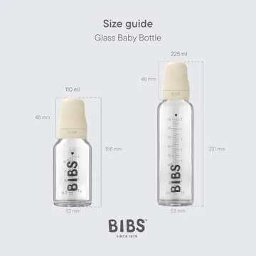 BIBS Baby Glass Bottle Set 110 ml | Eco-Friendly & Safe