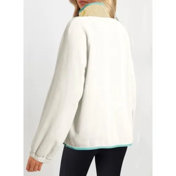 Dokotoo Women's Oversized Fleece Color Block Sweatshirt