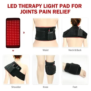 Optimized UTK Red Light Therapy Pad for Pain Relief
