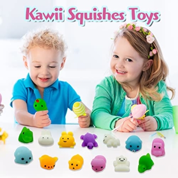 150PCS Mochi Squishy Toys - Fun and Educational Gift