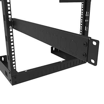 Jingchengmei 12 Port Hinged Patch Panel - 1U Rack Audio