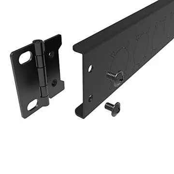 Jingchengmei 12 Port Hinged Patch Panel - 1U Rack Audio