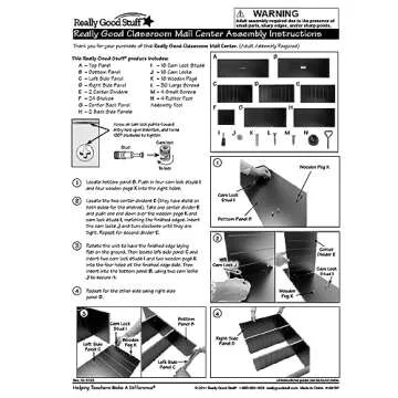 Mail Center Organizer - 27 Slot Classroom Tool