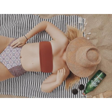 Premium Bersuse Beach Towels - Lightweight, Sand-Free & Cotton