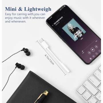 USB C to 3.5mm Adapter - Headphone Jack for iPhone & Samsung