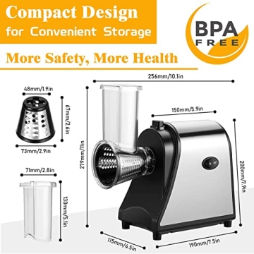 Electric Salad Maker for Easy Meal Prep and Versatile Slicing