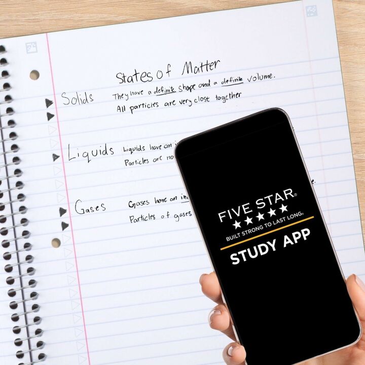 Five Star Notebooks 6 Pack + Study App for Students
