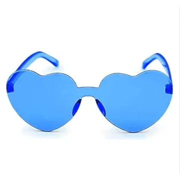 MAXJULI Heart Sunglasses for Stylish Women and Teens