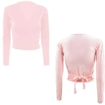 Stylish Bezioner Ballet Wrap Top for Girls Dance Sweater