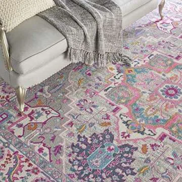 Nourison Passion Bohemian Area Rug - Easy Cleaning, Durable