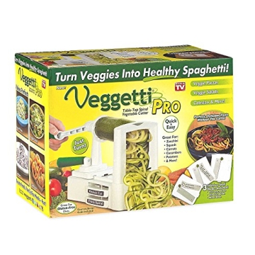 Veggetti VPRO Pro Vegetable Spiralizer - Create Low-Carb Noodles Easily