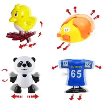 Laxdacee Wind-Up Toys, 24 Pack Assorted Mini Toy for Kid Party Favors, Pinata Goody Bag Filler Stocking Stuffers for Boy Girl Children, Birthday Gifts Carnival Small Prizes Classroom Incentive Reward