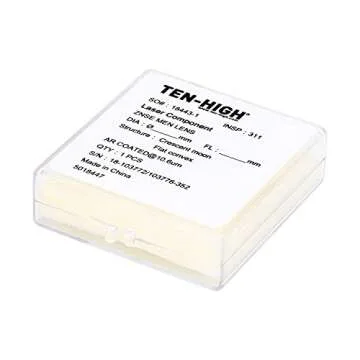 TEN-HIGH 18mm CO2 Laser Lens - ZnSe Focal Mirror for Engraving & Cutting Machine, FL38.1mm