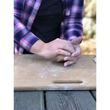 Penguin Pottery Clay Wedging Board with Handle