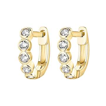 PAVOI Gold Plated Huggie Earrings - Stylish & Durable