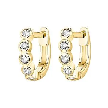 PAVOI Gold Plated Huggie Earrings - Stylish & Durable