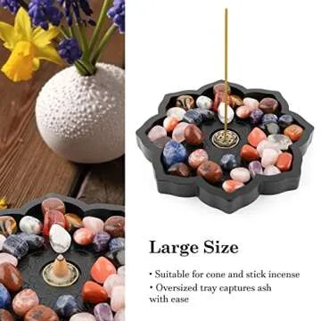 Mooncraftlogy Lotus Tray for Incense & Crystal Display