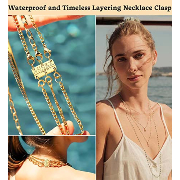 Dailyacc Lucky Triple Necklace Layering Clasp for Effortless Style