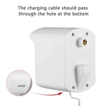 Wyze Camera Wall Mount Bracket, Protective Cover with Security Wall Mount for Wyze Cam V2 V1 and Ism...