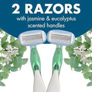 BIC Soleil Escape Women's 5-Blade Disposable Razors - 2 Count Pack