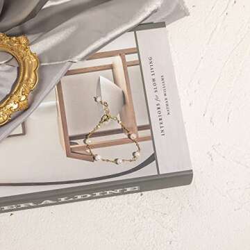 Cowlyn Pearl Bracelet with 14K Gold Plating for Women