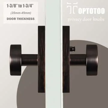 ToPToToo Privacy Door Knobs for Stylish Interior Spaces