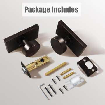 ToPToToo Privacy Door Knobs for Stylish Interior Spaces
