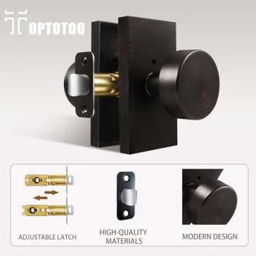 ToPToToo Privacy Door Knobs for Stylish Interior Spaces